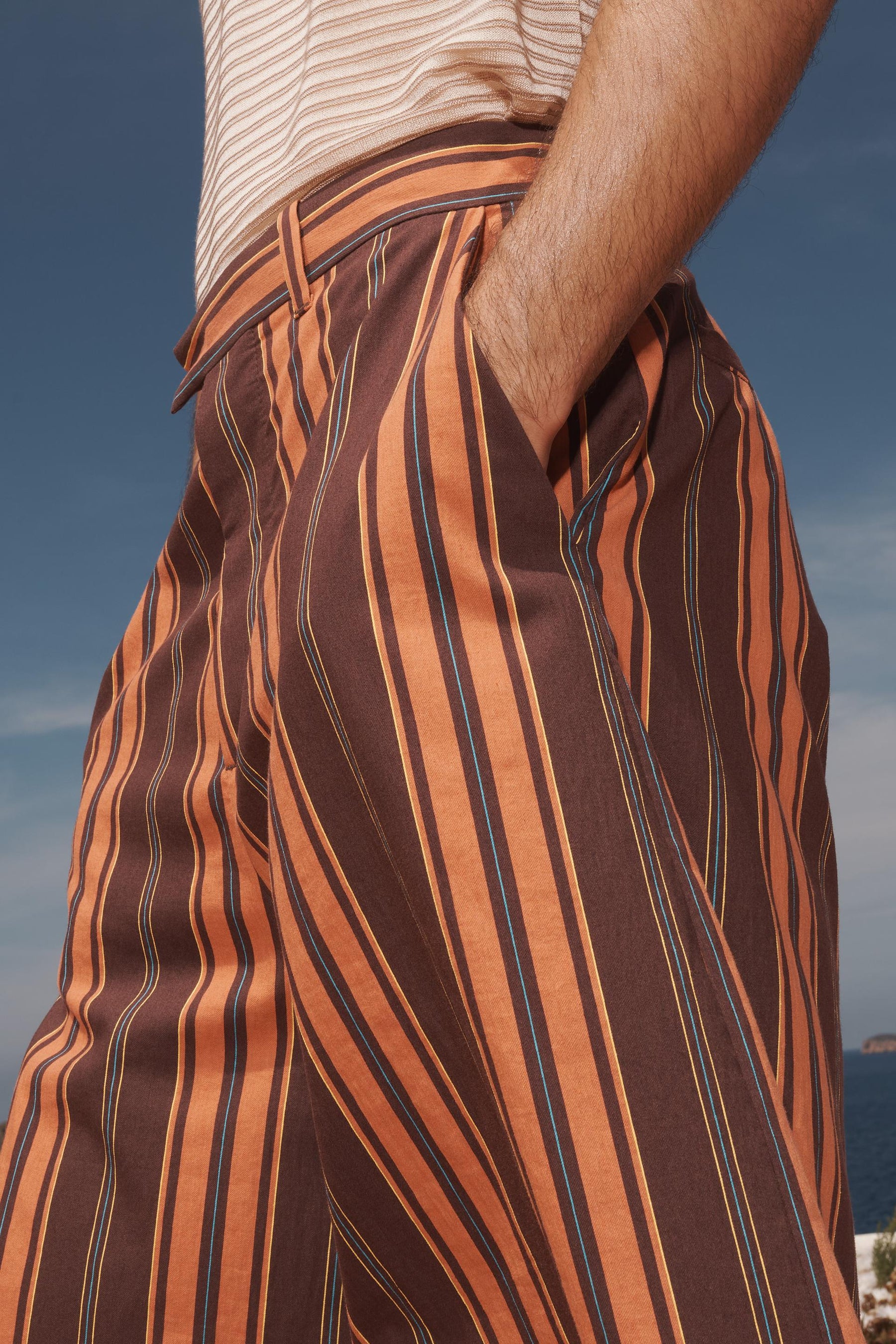 LIMITED EDITION STRIPED SUIT TROUSERS - Image 4