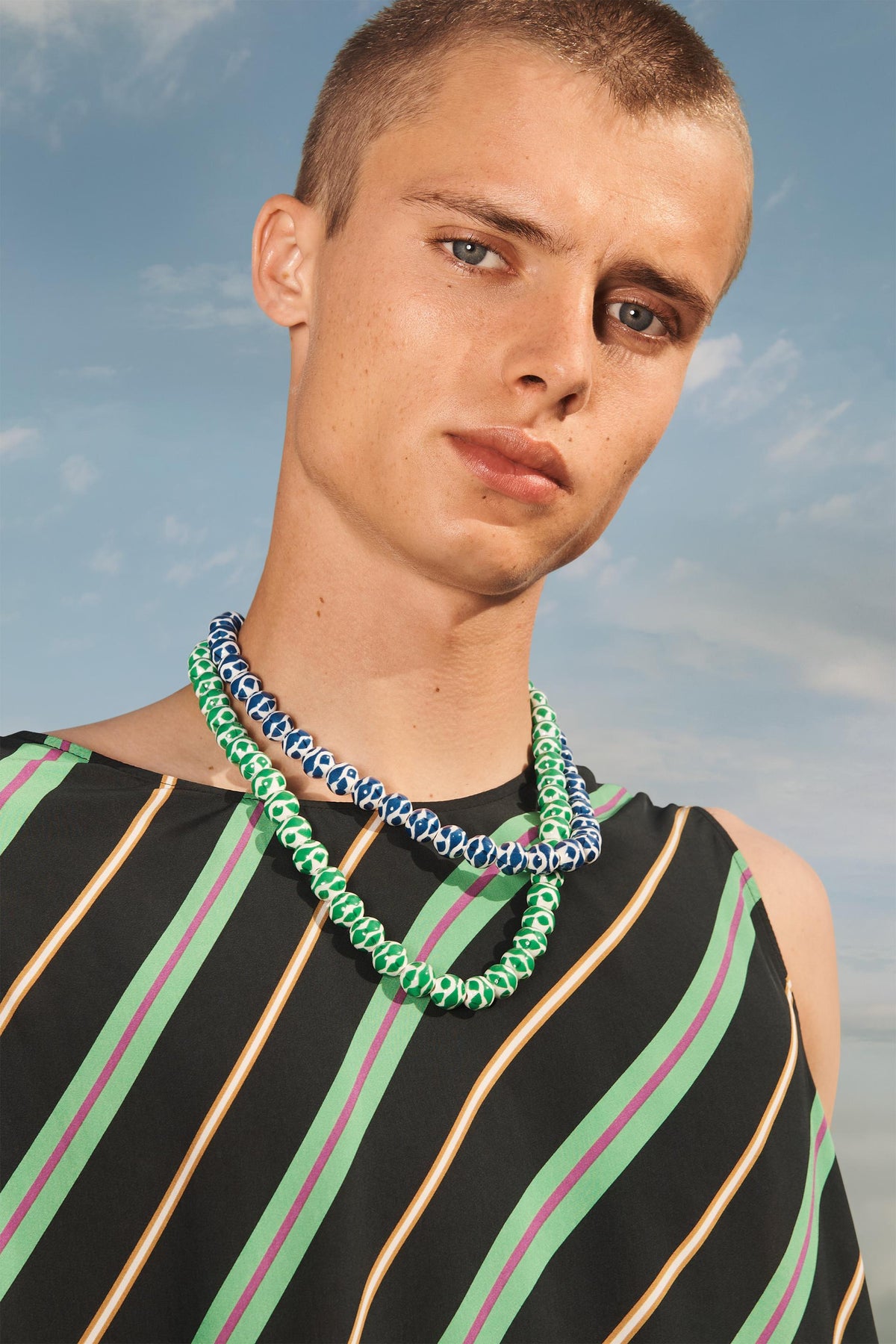 LIMITED EDITION STRIPED TANK SHIRT - Image 2