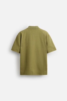 TEXTURED POLO SHIRT - Image 6