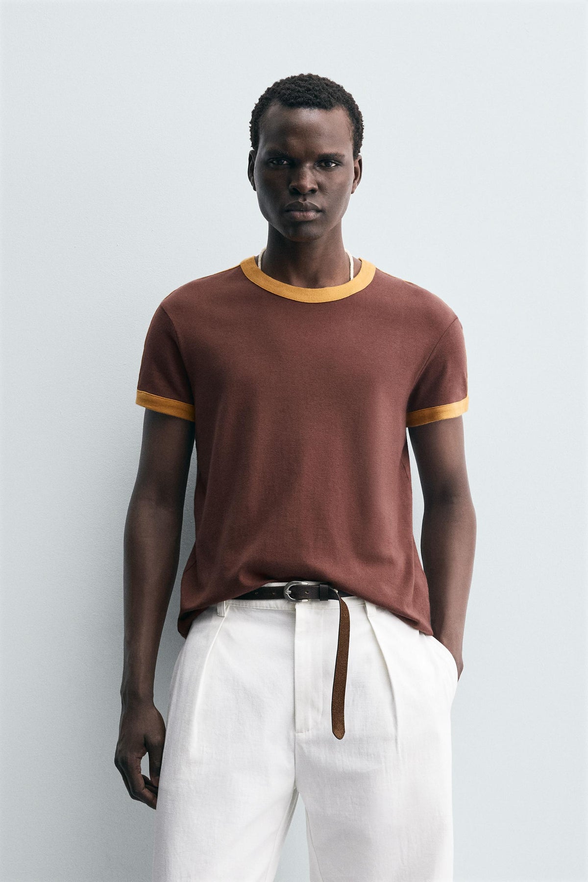 CONTRAST STRIPE T-SHIRT - Image 2