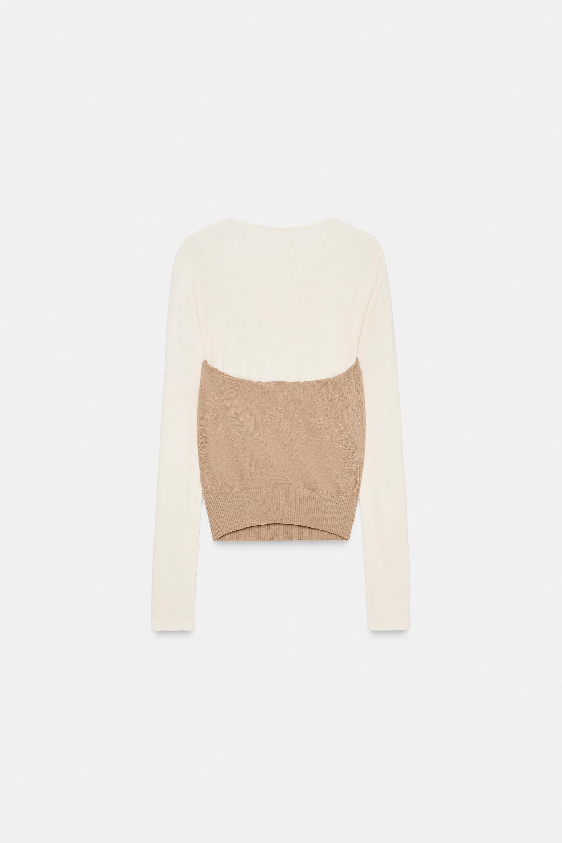 Contrast Corset Shirt