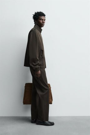 WOOL - COTTON TEXTURED JACKET - Image 4