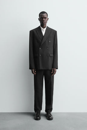 WOOL SUIT TROUSERS - Image 1
