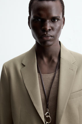 TEXTURED SUIT BLAZER - Image 5