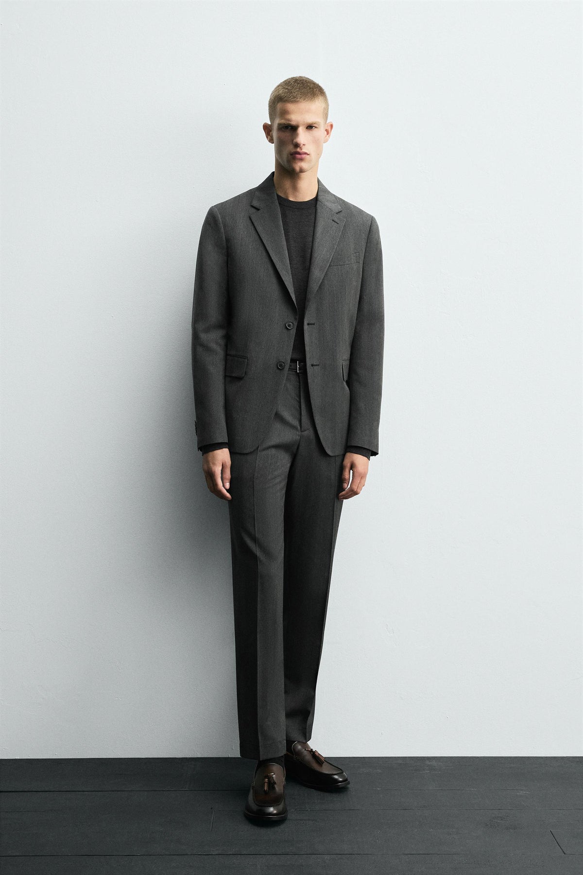 HERRINGBONE SUIT BLAZER - Image 1