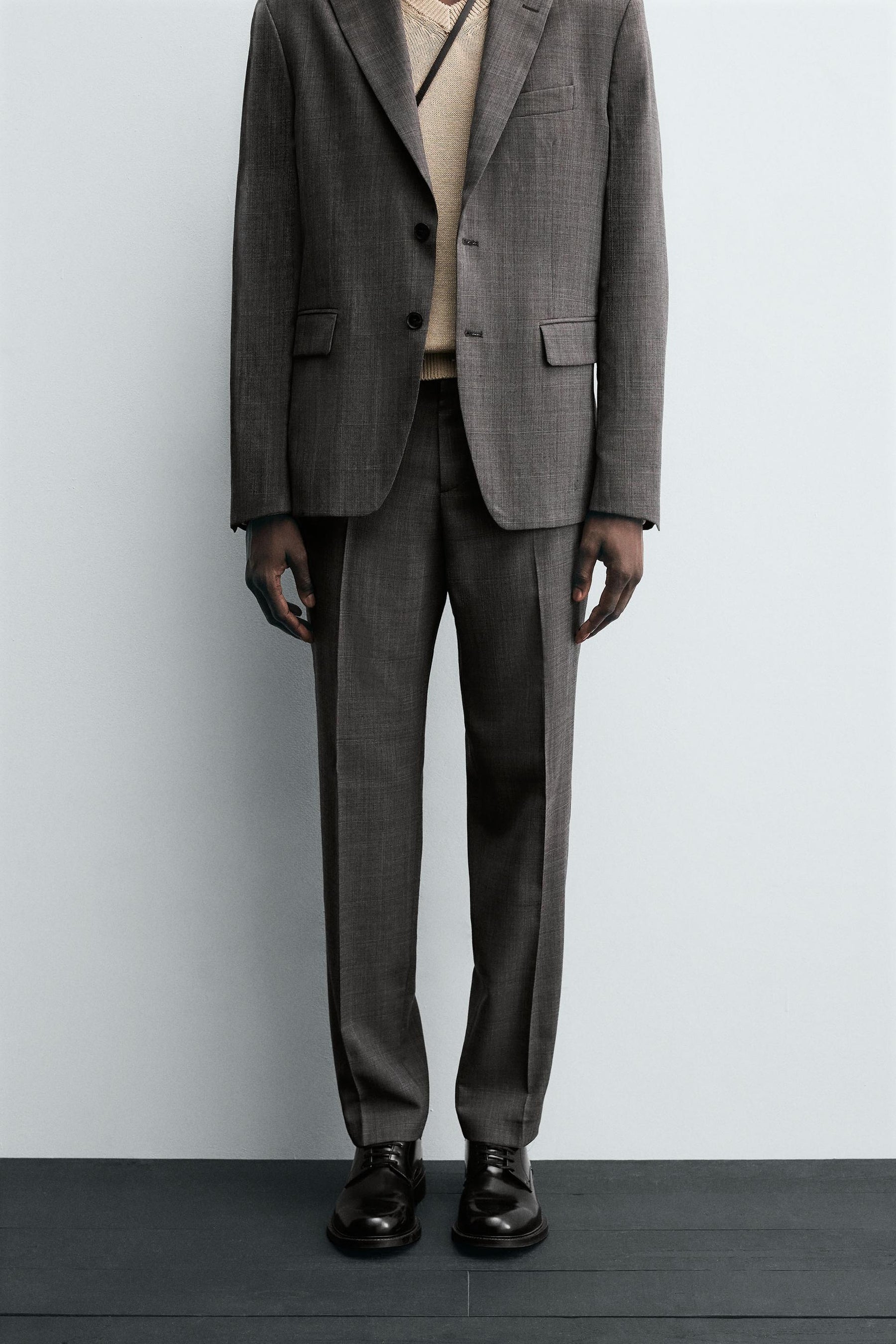 CHECK SUIT TROUSERS - Image 2