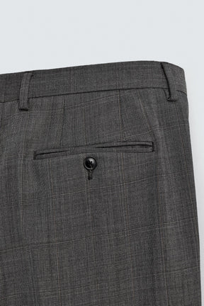 CHECK SUIT TROUSERS - Image 10