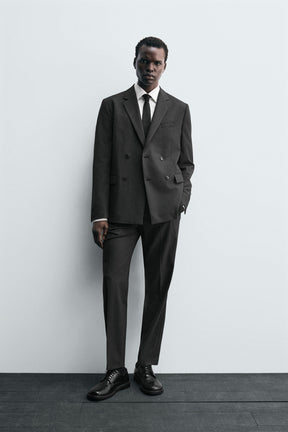 DOUBLE-BREASTED SUIT BLAZER - Image 1