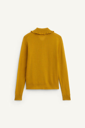 LIMITED EDITION 100% WOOL RUFFLED JACKET - Image 1