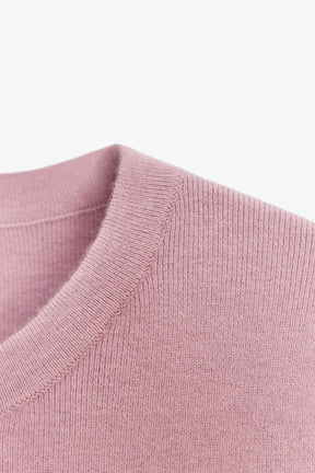 SHORT SLEEVE SOFT-TOUCH KNIT JUMPER - Image 6