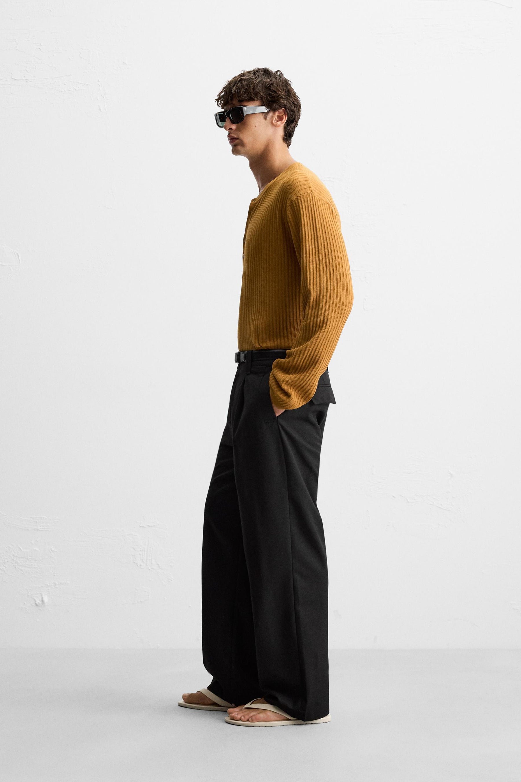 BAKER COLLAR KNIT T-SHIRT - Image 4