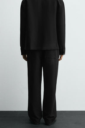 COTTON/LINEN SUIT TROUSERS - Image 3