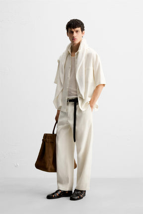 VISCOSE AND JUTE SHIRT - Image 4