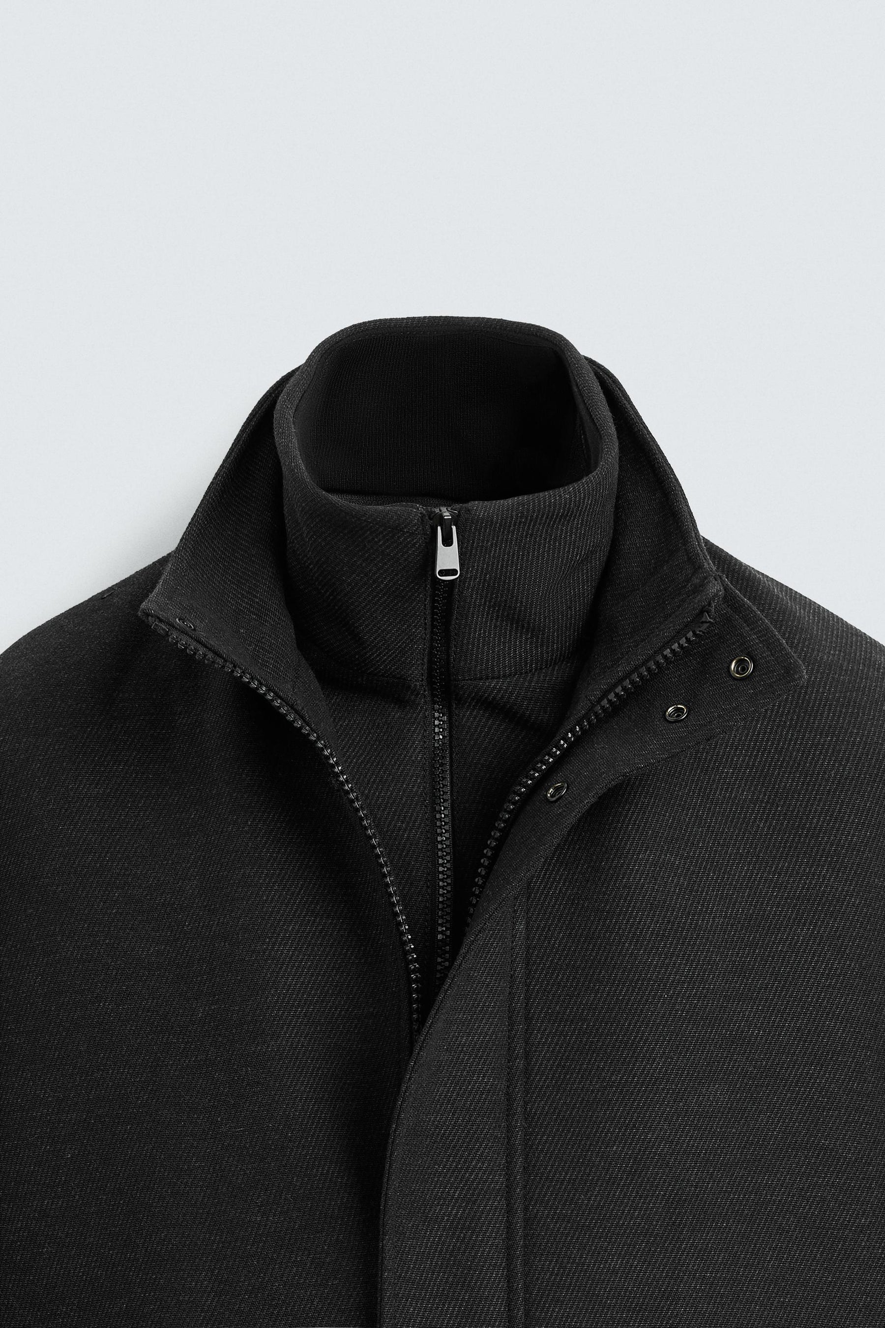 COAT WITH DETACHABLE COLLAR - Image 9