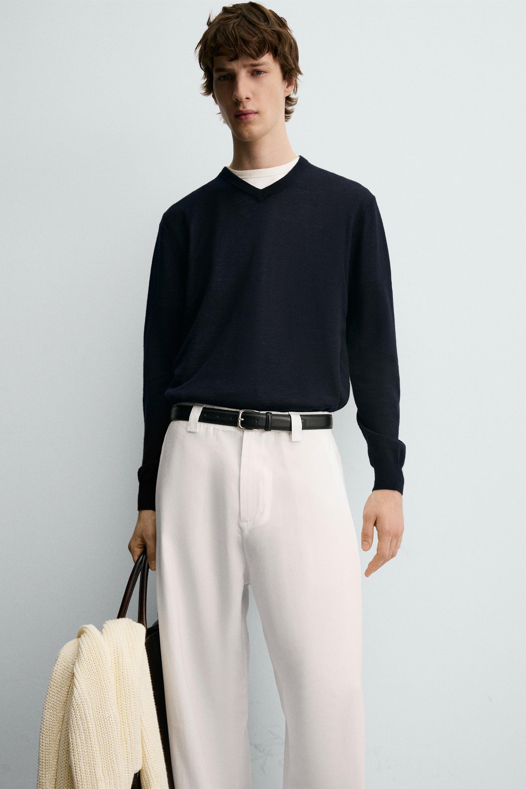 FLOWING TROUSERS WITH SIDE PLEATS - Image 5