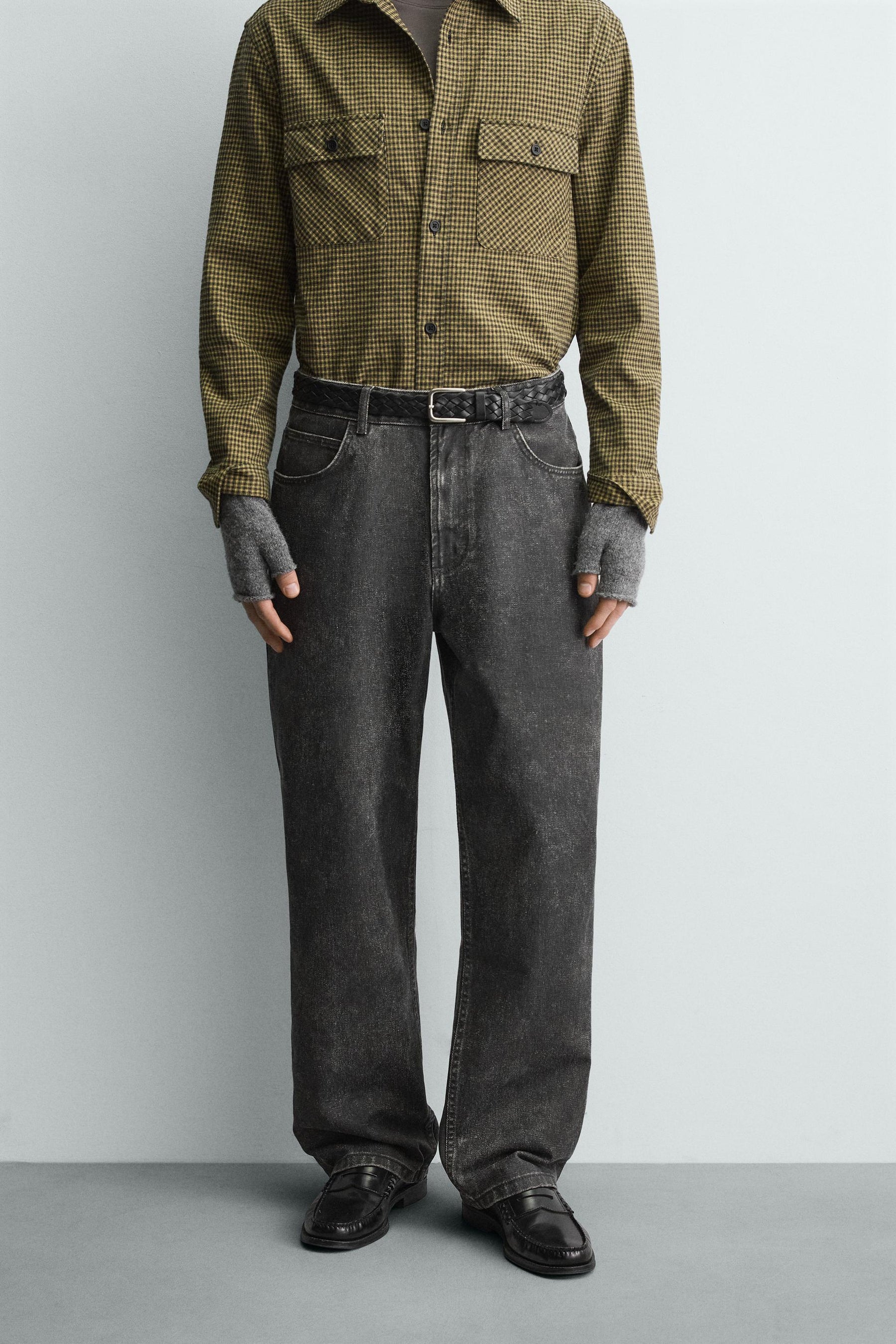 WAXED FINISH TROUSERS - Image 2