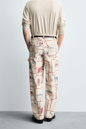 COMIC PRINT TROUSERS - Image 3