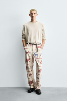 COMIC PRINT TROUSERS - Image 1