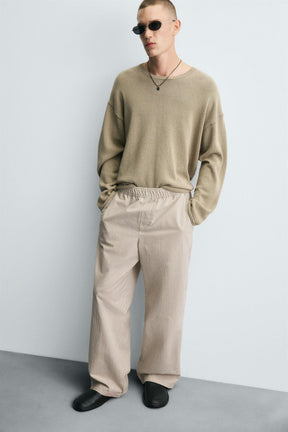 RELAXED FIT STRIPED TROUSERS - Image 6