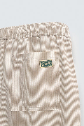 RELAXED FIT STRIPED TROUSERS - Image 10