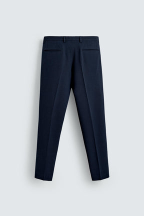 SLIM FIT SUIT TROUSERS - Image 7