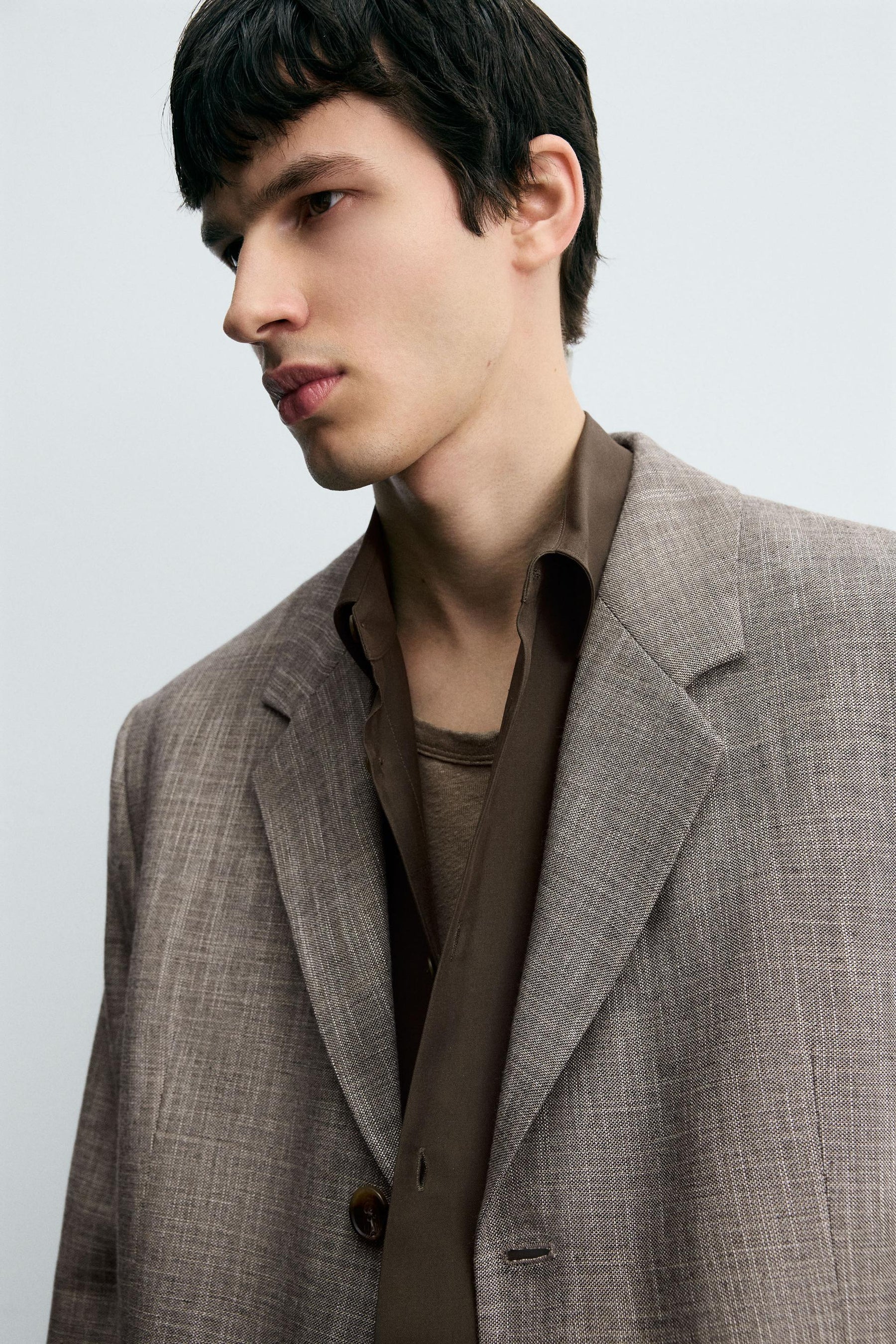 TEXTURED SUIT BLAZER - Image 5