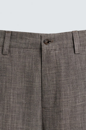 TEXTURED SUIT TROUSERS - Image 8