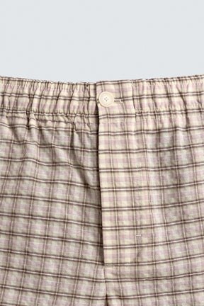 TEXTURED CHECK BERMUDA SHORTS - Image 9