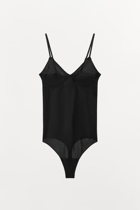 Sheer Polyamide Bodysuit
