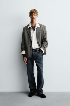 HERRINGBONE SUIT BLAZER - Image 1