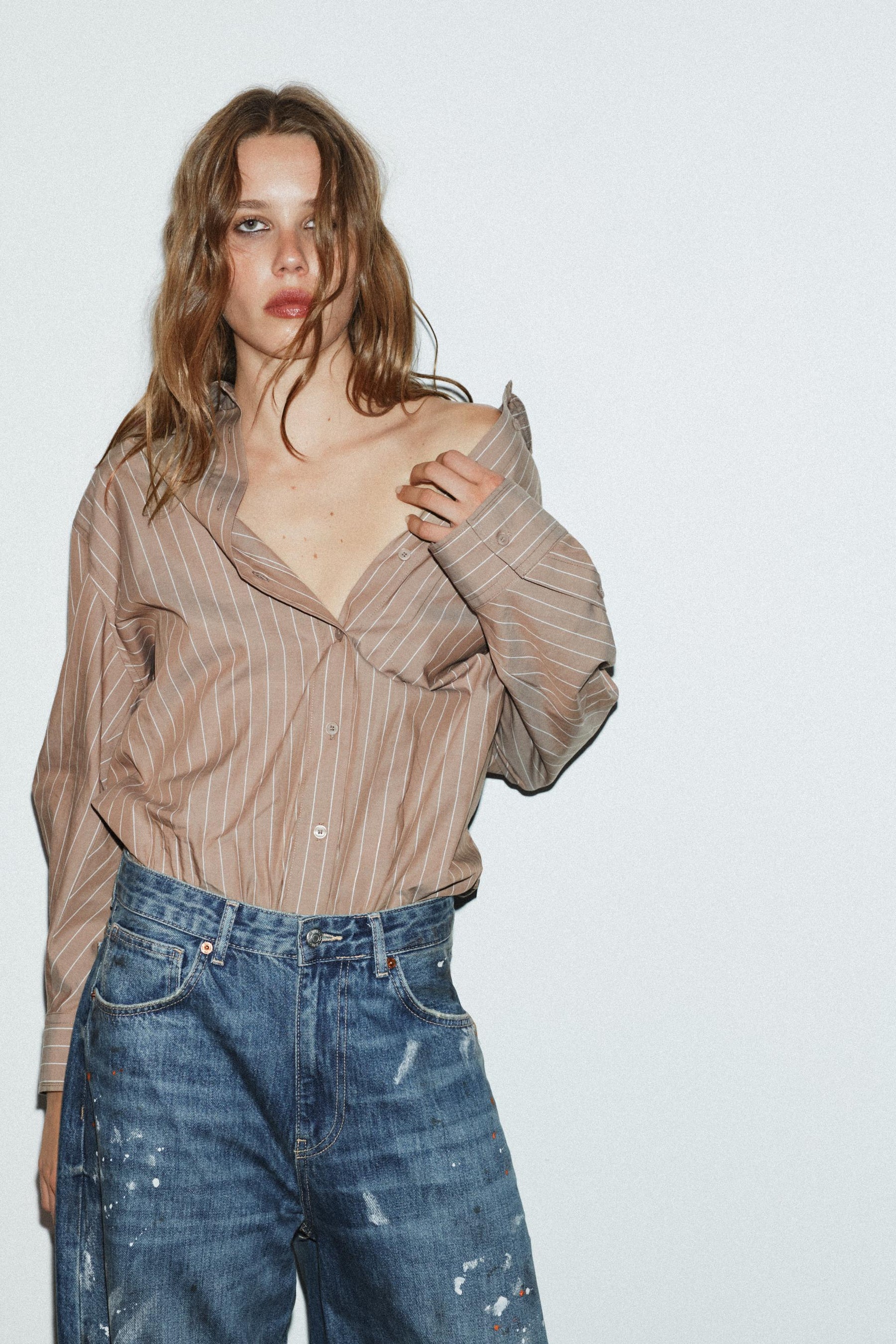 Loose Oversized High-Waist Jeans