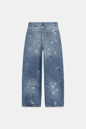 Loose Oversized High-Waist Jeans