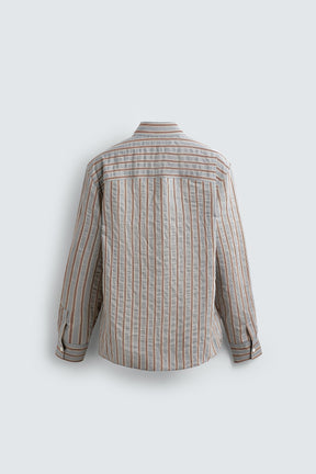 STRIPED FLOWING SHIRT - Image 7