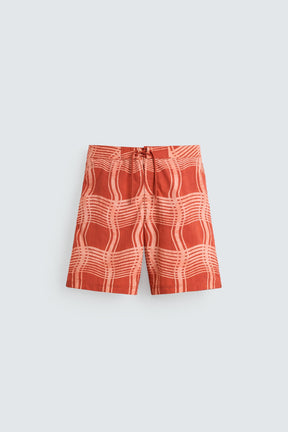"Printed long swimming trunks" - Image 5