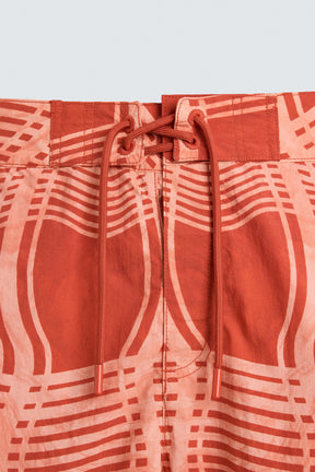 Printed Long Swimming Trunks - Image 7