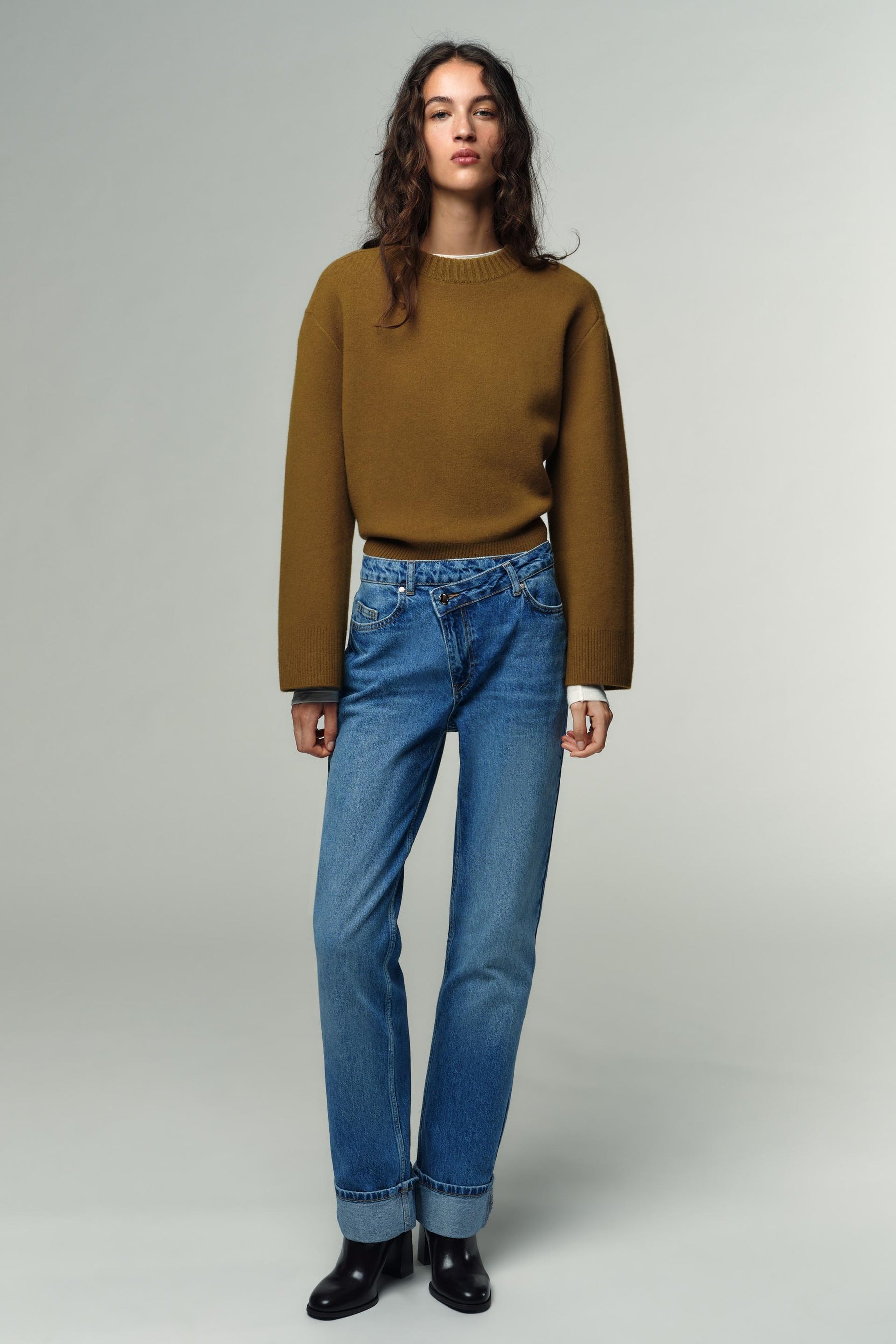 Straight High-Waist Full Length