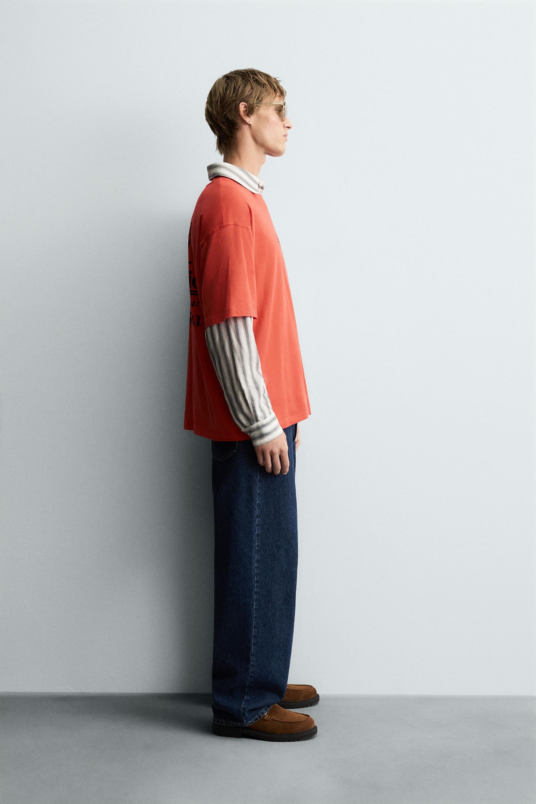 CONTRAST PRINT T-SHIRT - Image 4