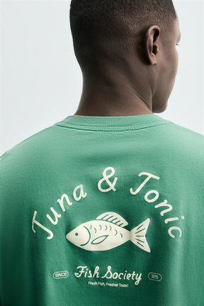 EMBROIDERED FISH T-SHIRT - Image 6