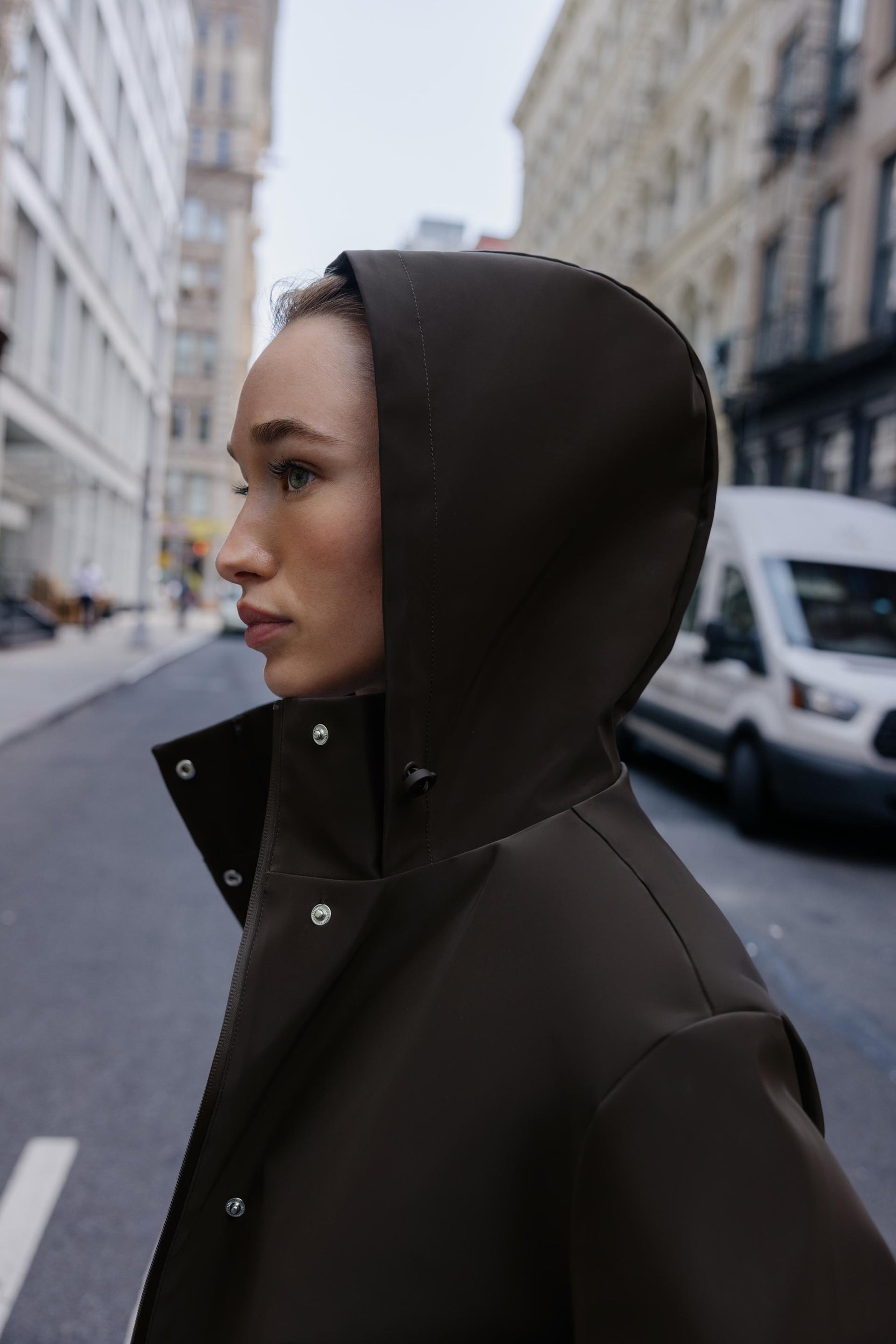 RUBBERISED HOODED RAINCOAT - Image 6