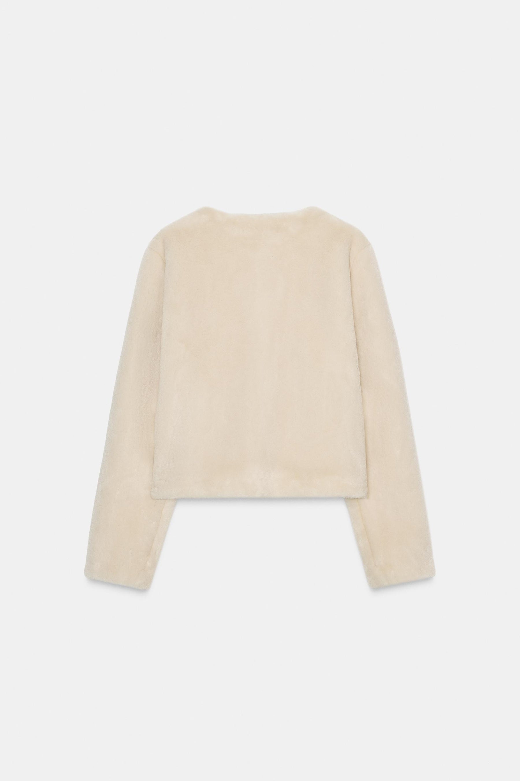 FAUX FUR JACKET WITH FIREMAN CLASP - Image 4