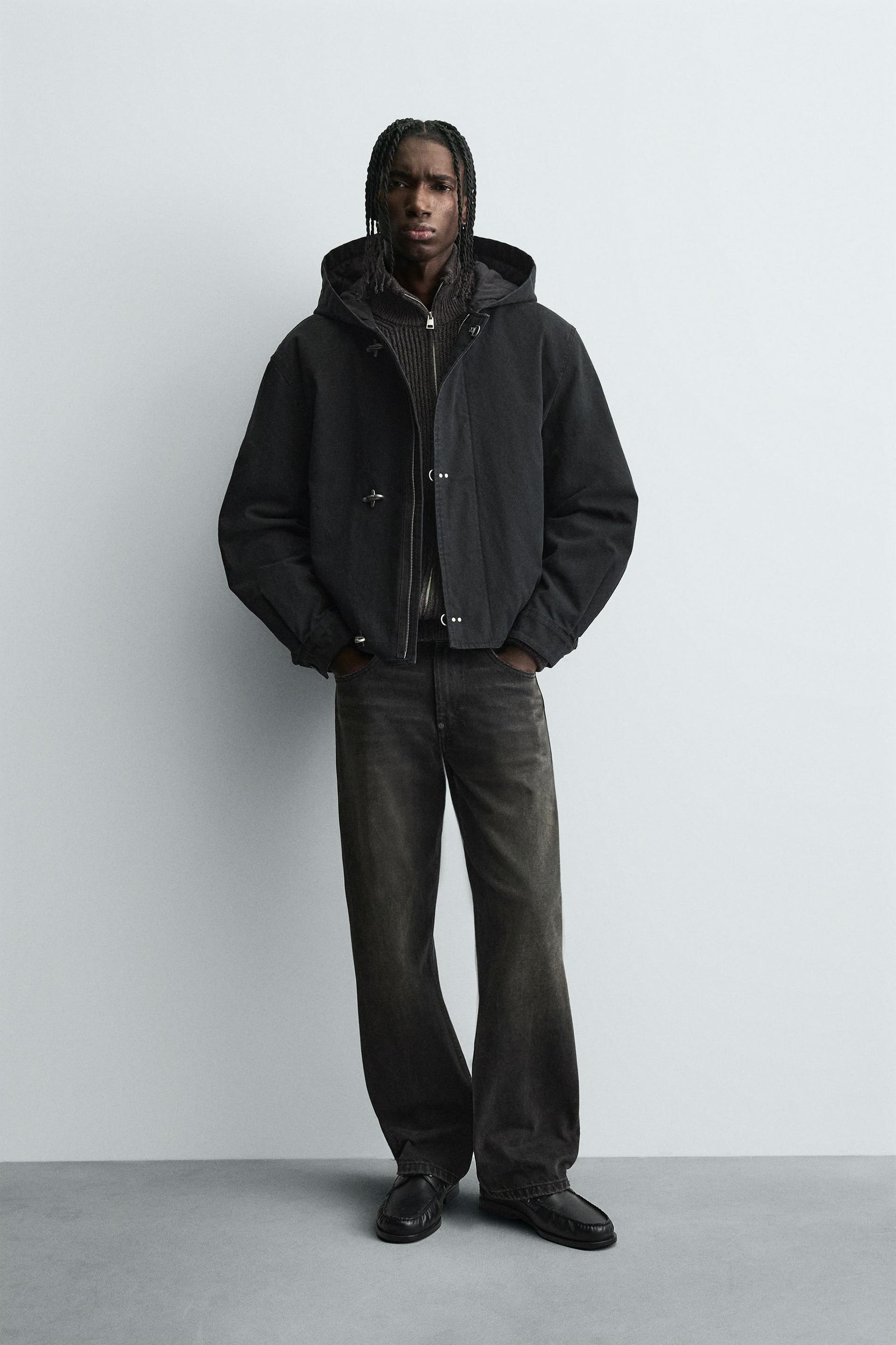 Hooded Toggle Jacket