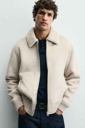Suede Mix Jacket