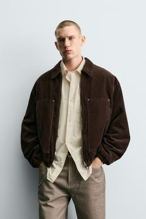 QUILTED CORDUROY JACKET - Image 2