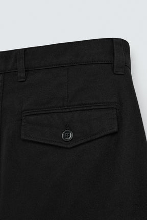 RELAXED FIT BERMUDA SHORTS WITH PLEATS - Image 9