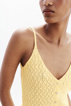 POINTELLE KNIT TOP WITH FRILLS - Image 3