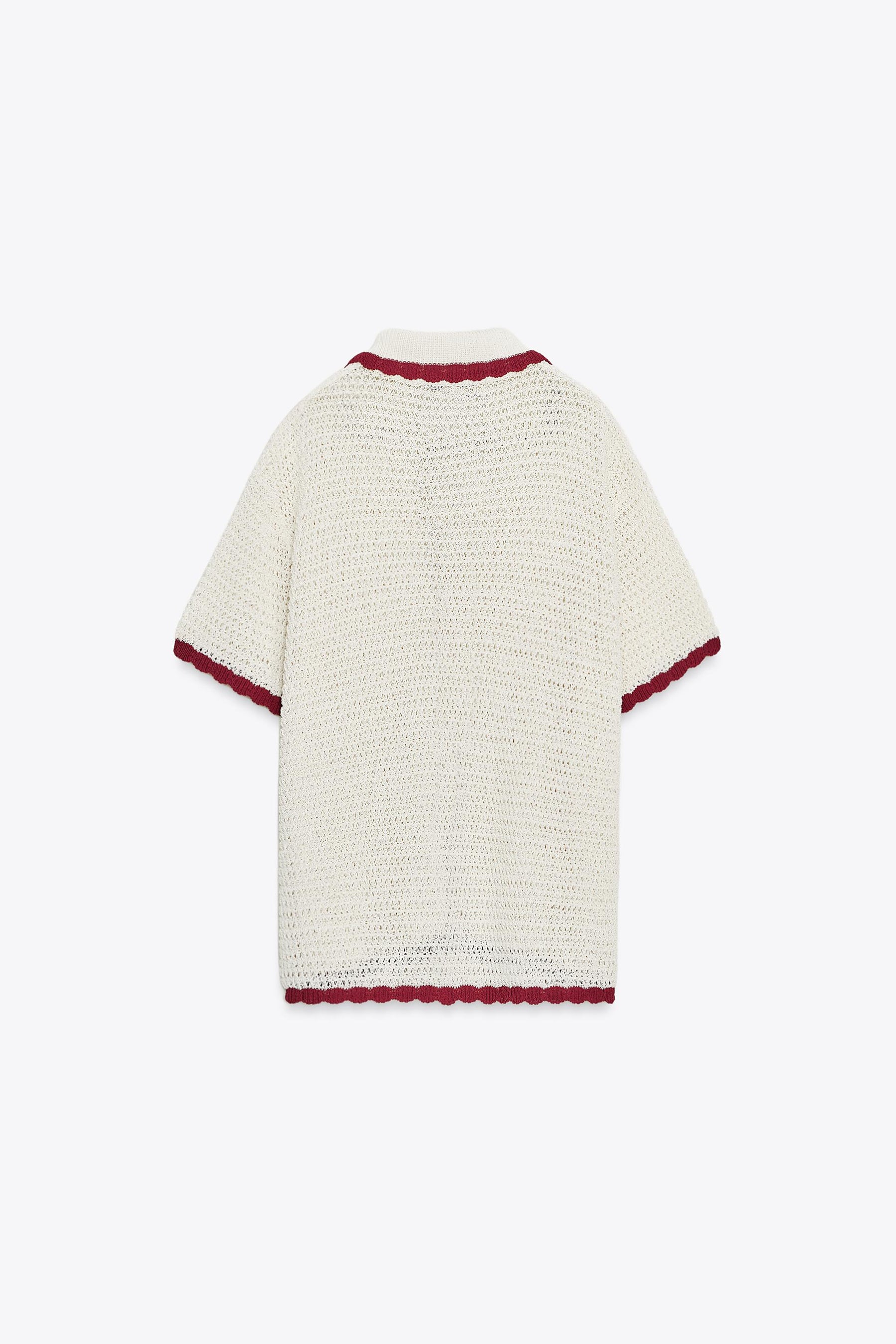 KNITTED POLO CARDIGAN - Image 5