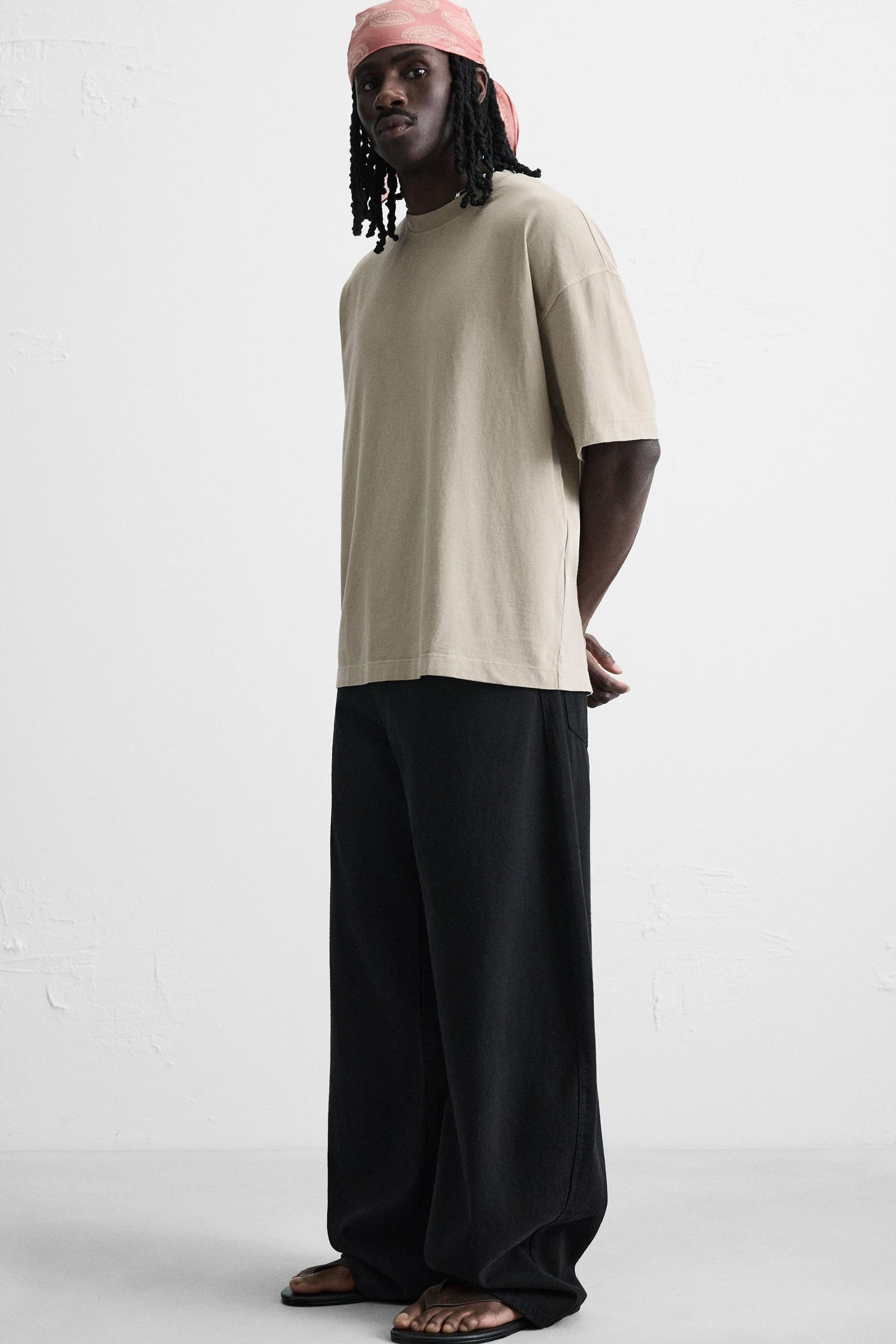 LIGHT WEIGHT WASHED BOXY FIT T-SHIRT - Image 5