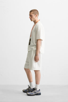 WASHED JOGGER BERMUDA SHORTS - Image 4