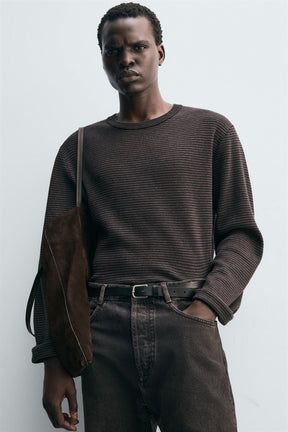 STRIPED JACQUARD SWEATER - Image 5