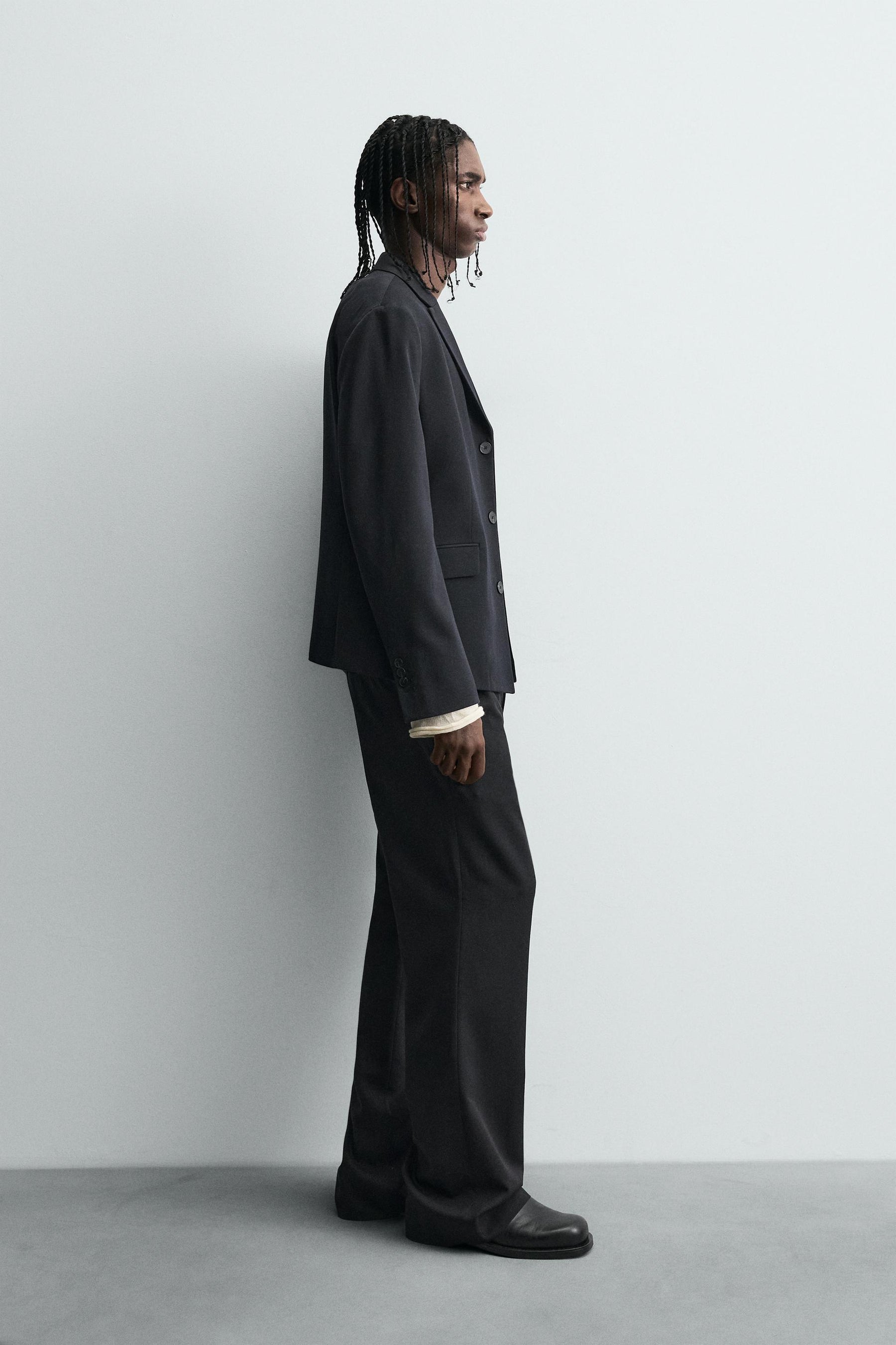 WOOL BLEND SUIT BLAZER - Image 4